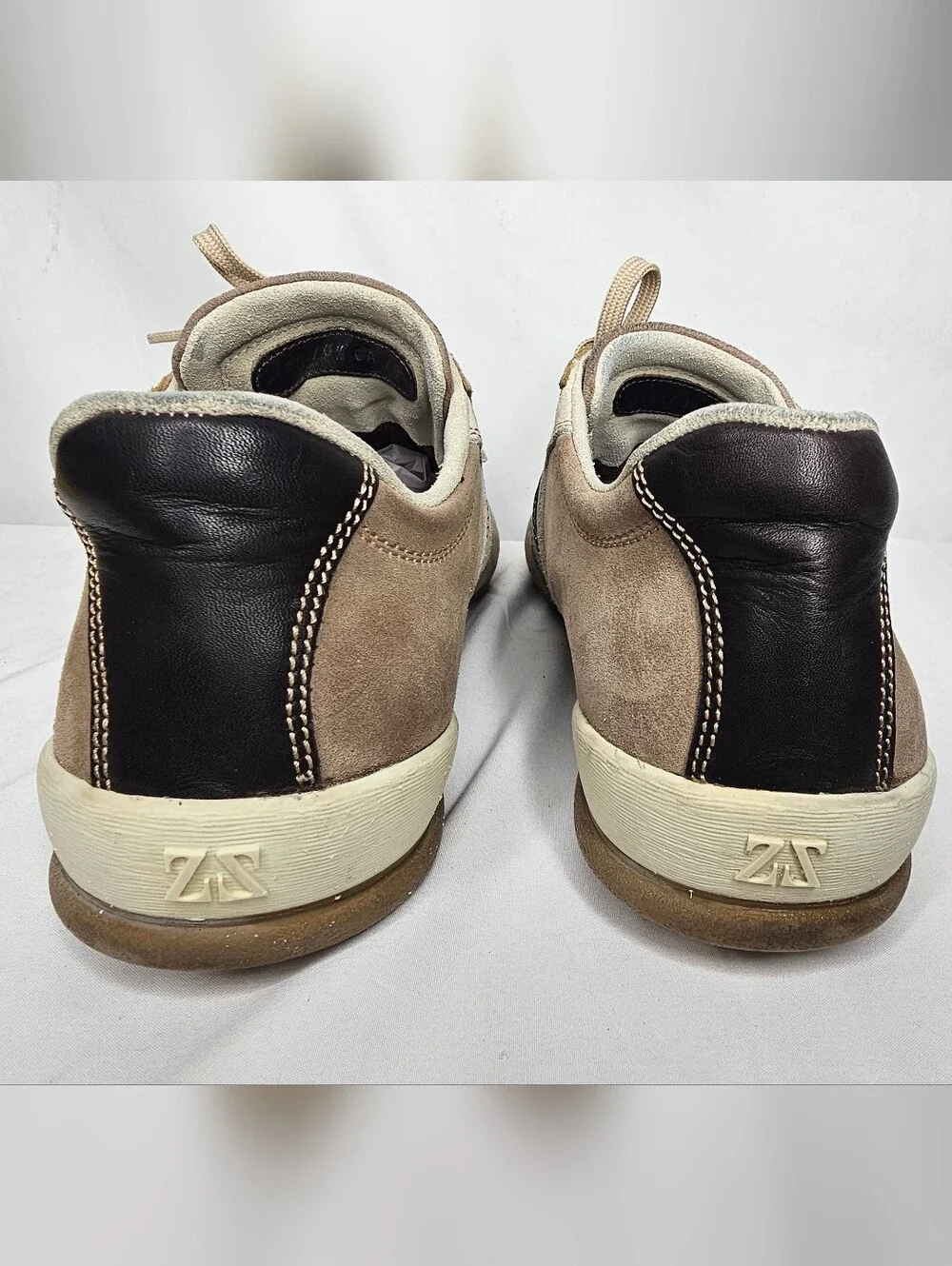 Ermenegildo Zegna Sports Men's Leather/Suede Athletic Sneakers. Size 11.5